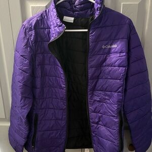 Columbia Purple Puffer Jacket